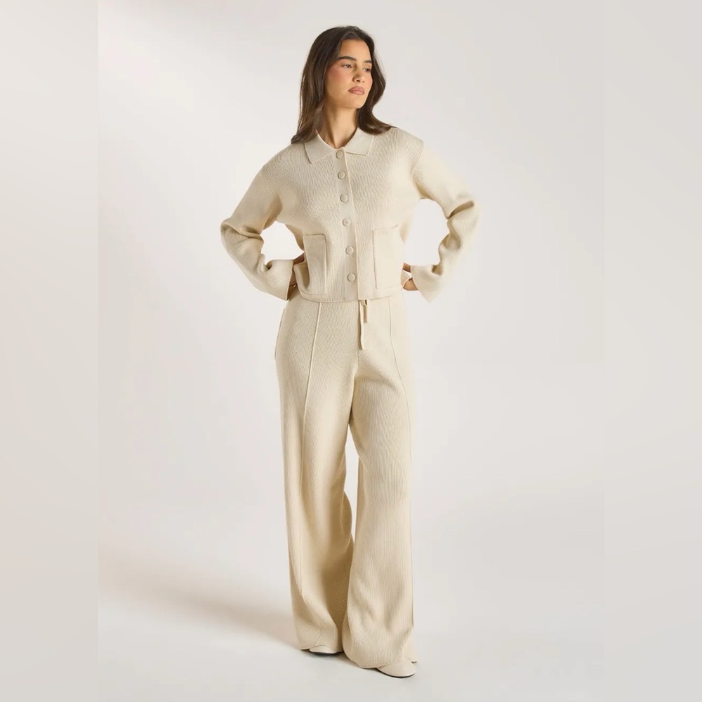 Knit SET (cardigan and pant)